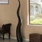 Tall Ceramic Black Animal Horn Floor Vase Elegant for Entryway Dining Living Room Decor Statement Piece with Distinctive Antler-Inspired Design Blending Contemporary Elegance and Nature-Inspired